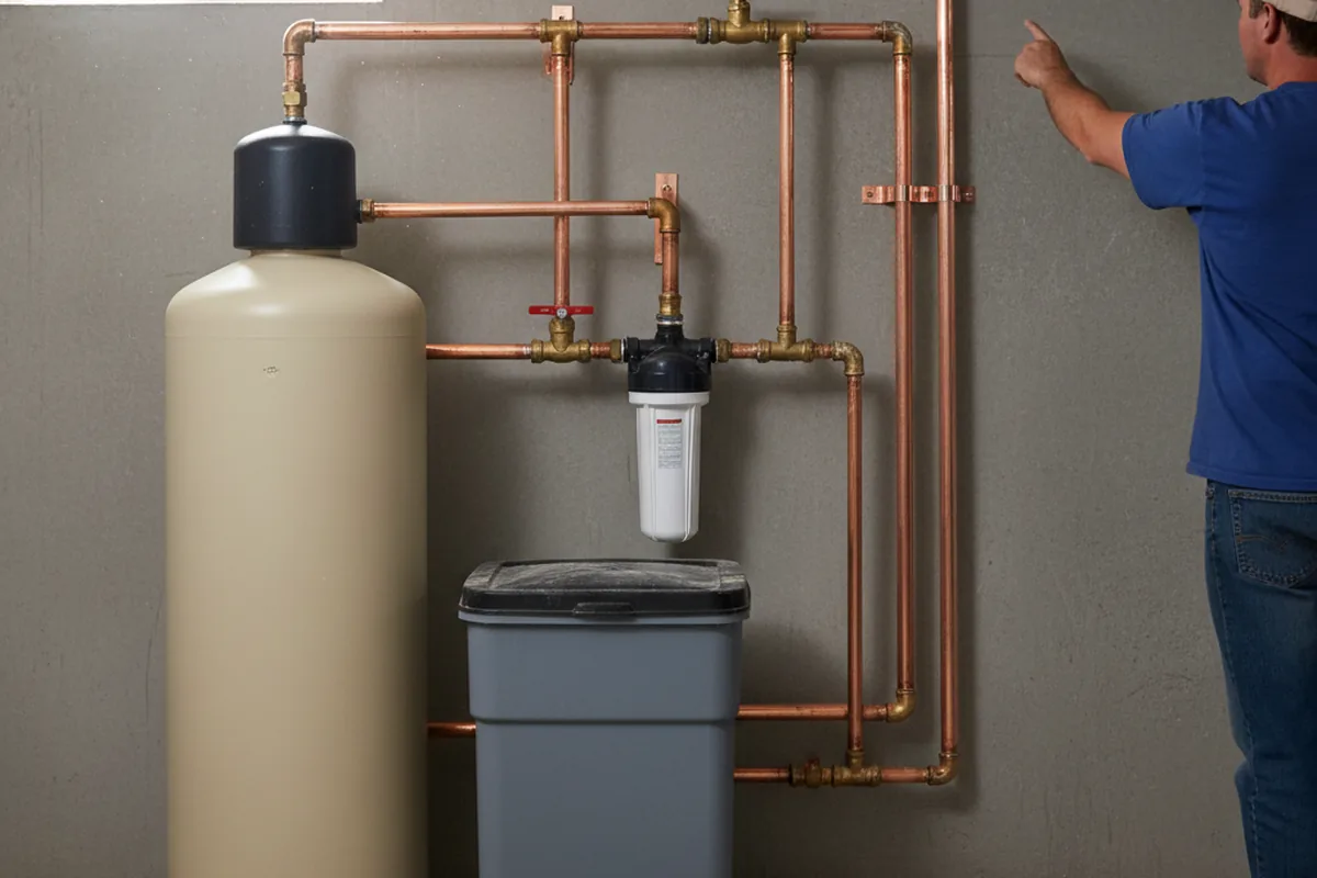 Whole-house water treatment system installed in Reform